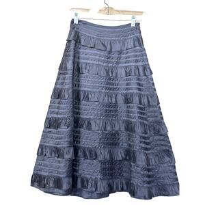 Spirit House gray midi skirt, romantic, bohemian, feminine, artsy, special event